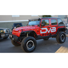 Load image into Gallery viewer, Jeep-Jk-Light-Bar-End-Mount-Bottom-Black-Steel-07-18-Wrangler-Jk-Dv8-Offroad