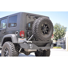 Load image into Gallery viewer, Jeep-Jk-Rear-Bumper-WTire-Carrier-07-18-Wrangler-Jk-Aluminum-Handle-Black-Dv8-Offroad