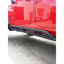 Load image into Gallery viewer, Jeep-Jk-Rock-GuardSliders-Black-07-18-Wrangler-Jk-4-Door-Steel-Dv8-Offroad