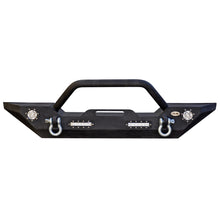 Load image into Gallery viewer, Jeep-JkJl-Front-Bumper-07-WLed-Lights-07-18-Wrangler-JkJl-Steel-Mid-Length-Dv8-Offroad
