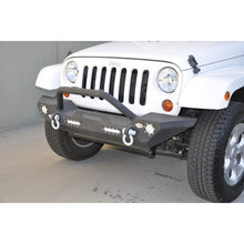 Load image into Gallery viewer, Jeep-JkJl-Front-Bumper-07-WLed-Lights-07-18-Wrangler-JkJl-Steel-Mid-Length-Dv8-Offroad