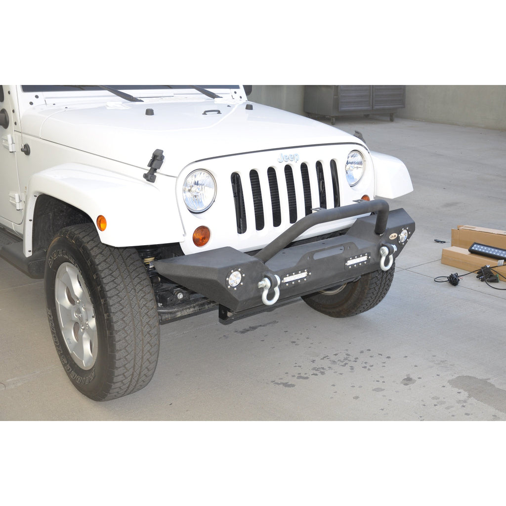 Jeep-JkJl-Front-Bumper-07-WLed-Lights-07-18-Wrangler-JkJl-Steel-Mid-Length-Dv8-Offroad