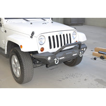 Load image into Gallery viewer, Jeep-JkJl-Front-Bumper-07-WLed-Lights-07-18-Wrangler-JkJl-Steel-Mid-Length-Dv8-Offroad