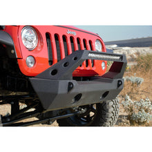 Load image into Gallery viewer, Jeep-JkJl-Front-Bumper-Fits-Dv8-20-Inch-Light-Bar-And-Winch-Plate-07-18-Jeep-JkJl-Wrangler-Steel-Stubby-Dv8-Offroad