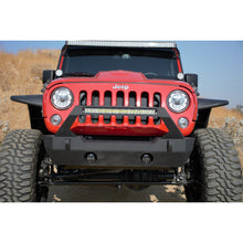 Load image into Gallery viewer, Jeep-JkJl-Front-Bumper-Fits-Dv8-20-Inch-Light-Bar-And-Winch-Plate-07-18-Jeep-JkJl-Wrangler-Steel-Stubby-Dv8-Offroad