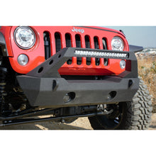 Load image into Gallery viewer, Jeep-JkJl-Front-Bumper-Fits-Dv8-20-Inch-Light-Bar-And-Winch-Plate-07-18-Jeep-JkJl-Wrangler-Steel-Stubby-Dv8-Offroad