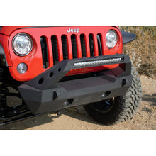 Load image into Gallery viewer, Jeep-JkJl-Front-Bumper-Fits-Dv8-20-Inch-Light-Bar-And-Winch-Plate-07-18-Jeep-JkJl-Wrangler-Steel-Stubby-Dv8-Offroad