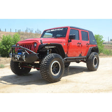 Load image into Gallery viewer, Jeep-JkJl-Front-Bumper-WFog-Light-Holes-And-Led-07-18-Wrangler-JkJl-Steel-Mid-Length-Dv8-Offroad
