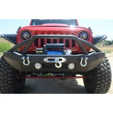 DV8 Offroad FBSHTB-14 Jeep Front Mid Width Bumper FS-14
