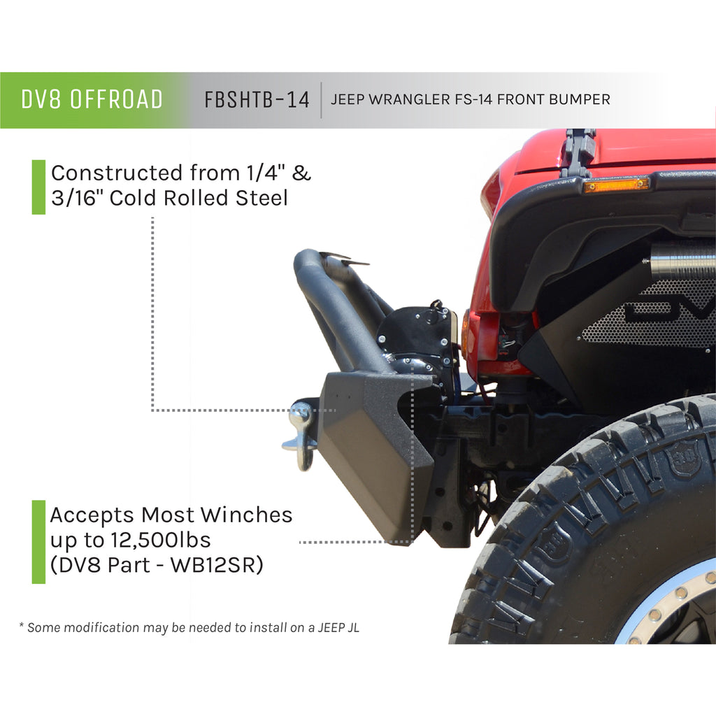 Jeep-JkJl-Front-Bumper-WFog-Light-Holes-And-Led-07-18-Wrangler-JkJl-Steel-Mid-Length-Dv8-Offroad