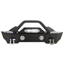 Load image into Gallery viewer, Jeep-JkJl-Front-Bumper-WFog-Light-Holes-Fs-13-07-18-Wrangler-JkJl-Steel-Stubby-Dv8-Offroad