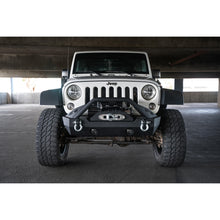 Load image into Gallery viewer, Jeep-JkJl-Front-Bumper-WFog-Light-Holes-Fs-15-07-18-Wrangler-JkJl-Steel-Stubby-Dv8-Offroad