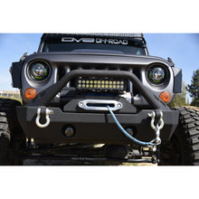 Load image into Gallery viewer, Jeep-JkJl-Front-Bumper-WFog-Light-Holes-Fs-15-07-18-Wrangler-JkJl-Steel-Stubby-Dv8-Offroad