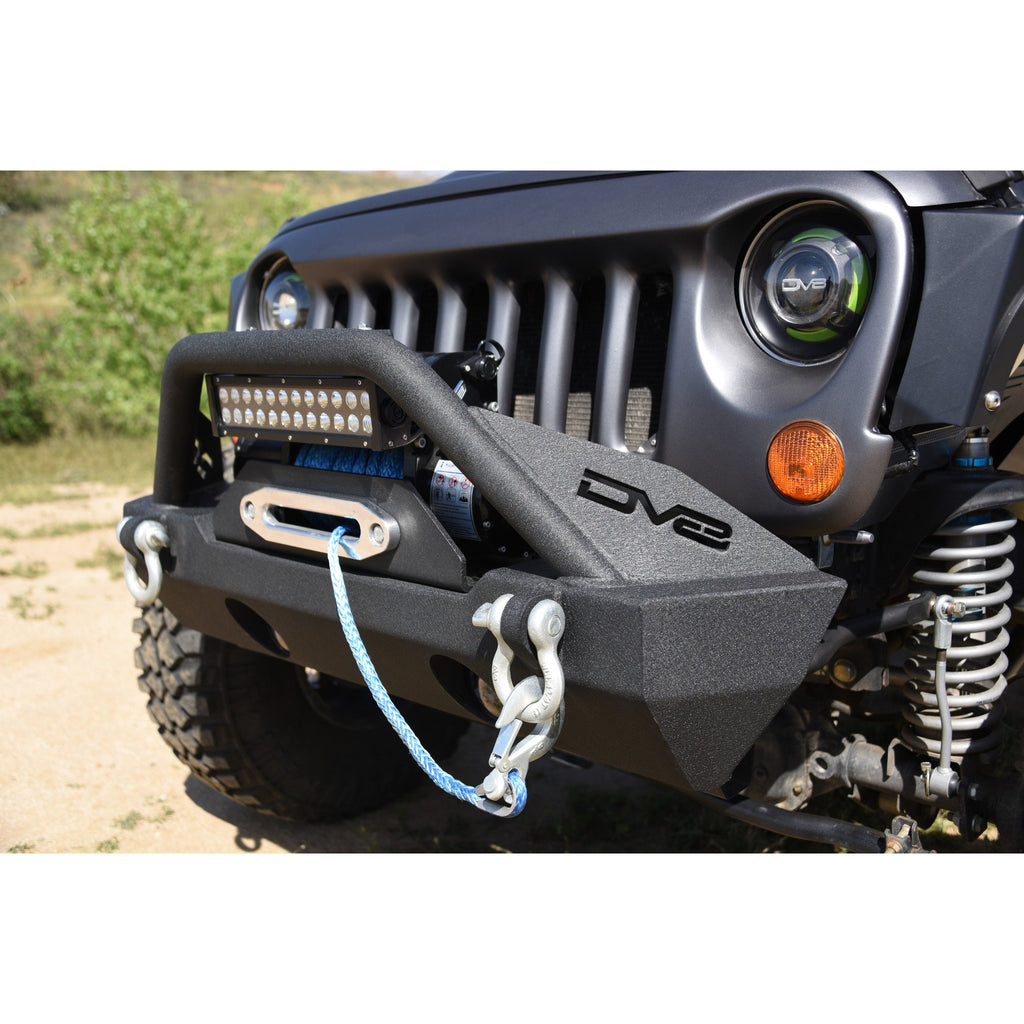 Jeep-JkJl-Front-Bumper-WFog-Light-Holes-Fs-15-07-18-Wrangler-JkJl-Steel-Stubby-Dv8-Offroad