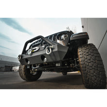 Load image into Gallery viewer, Jeep-JkJl-Front-Bumper-WFog-Light-Holes-Fs-15-07-18-Wrangler-JkJl-Steel-Stubby-Dv8-Offroad