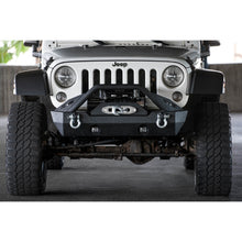 Load image into Gallery viewer, Jeep-JkJl-Front-Bumper-WFog-Light-Holes-Fs-15-07-18-Wrangler-JkJl-Steel-Stubby-Dv8-Offroad