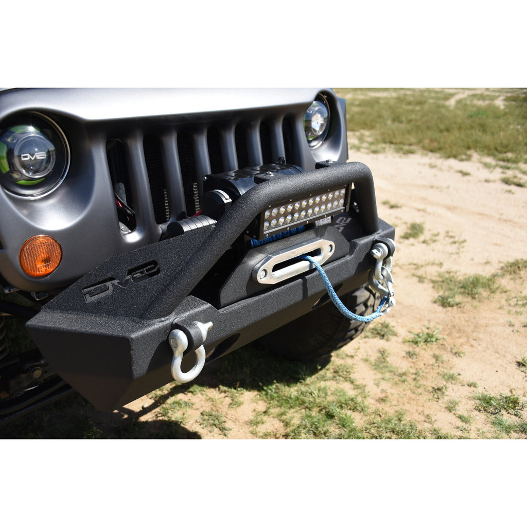 Jeep-JkJl-Front-Bumper-WFog-Light-Holes-Fs-15-07-18-Wrangler-JkJl-Steel-Stubby-Dv8-Offroad