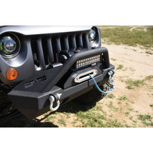 Load image into Gallery viewer, Jeep-JkJl-Front-Bumper-WFog-Light-Holes-Fs-15-07-18-Wrangler-JkJl-Steel-Stubby-Dv8-Offroad