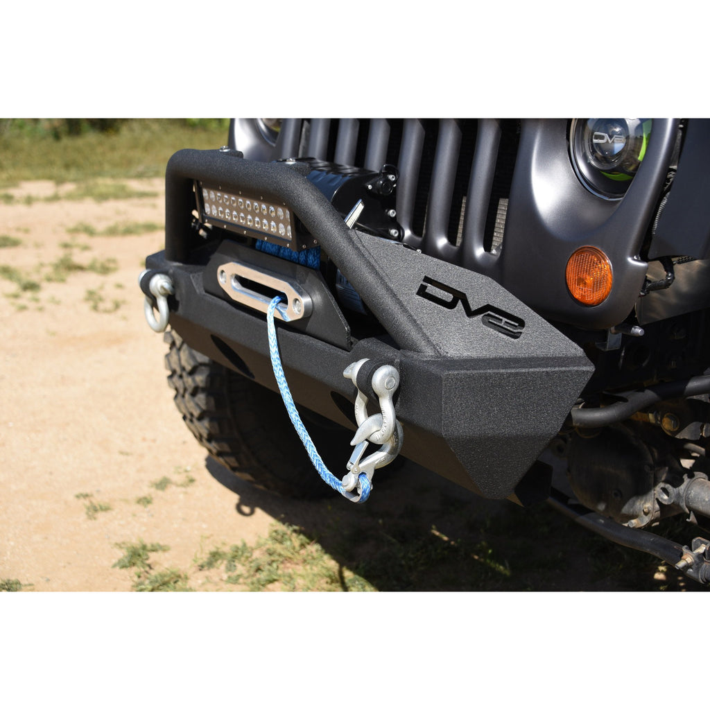 Jeep-JkJl-Front-Bumper-WFog-Light-Holes-Fs-15-07-18-Wrangler-JkJl-Steel-Stubby-Dv8-Offroad