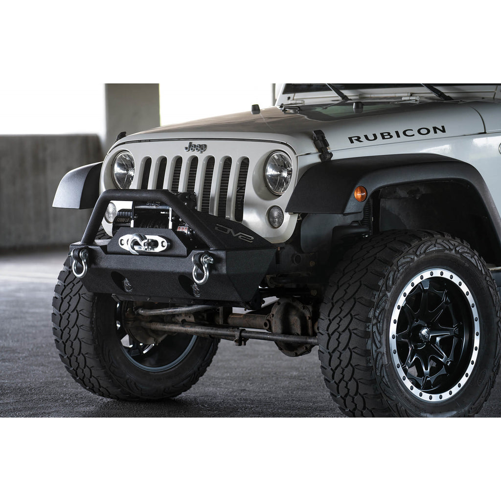 Jeep-JkJl-Front-Bumper-WFog-Light-Holes-Fs-15-07-18-Wrangler-JkJl-Steel-Stubby-Dv8-Offroad