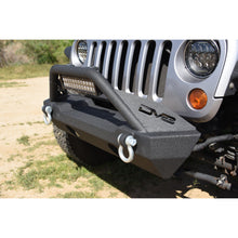 Load image into Gallery viewer, Jeep-JkJl-Front-Bumper-WFog-Light-Holes-Fs-15-07-18-Wrangler-JkJl-Steel-Stubby-Dv8-Offroad