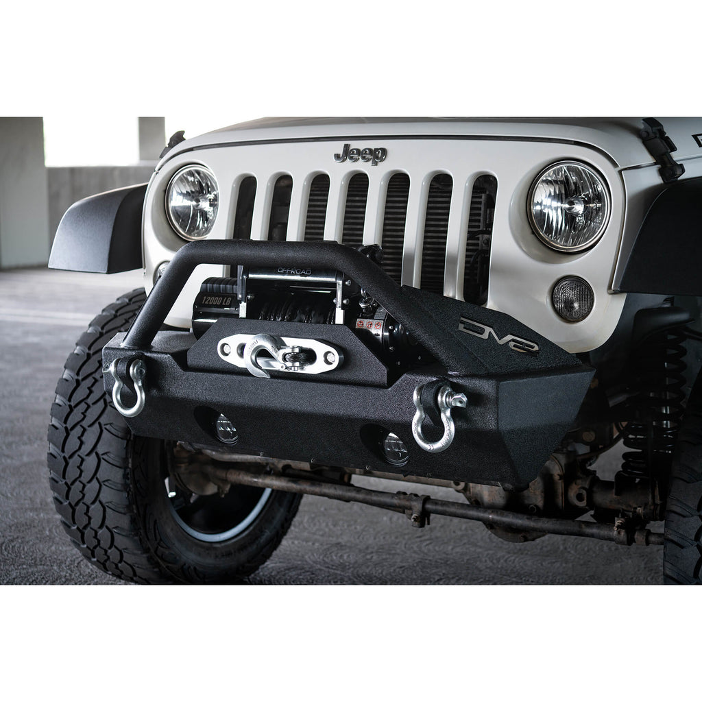 Jeep-JkJl-Front-Bumper-WFog-Light-Holes-Fs-15-07-18-Wrangler-JkJl-Steel-Stubby-Dv8-Offroad