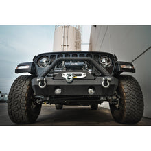 Load image into Gallery viewer, Jeep-JkJl-Front-Bumper-WFog-Light-Holes-Fs-15-07-18-Wrangler-JkJl-Steel-Stubby-Dv8-Offroad