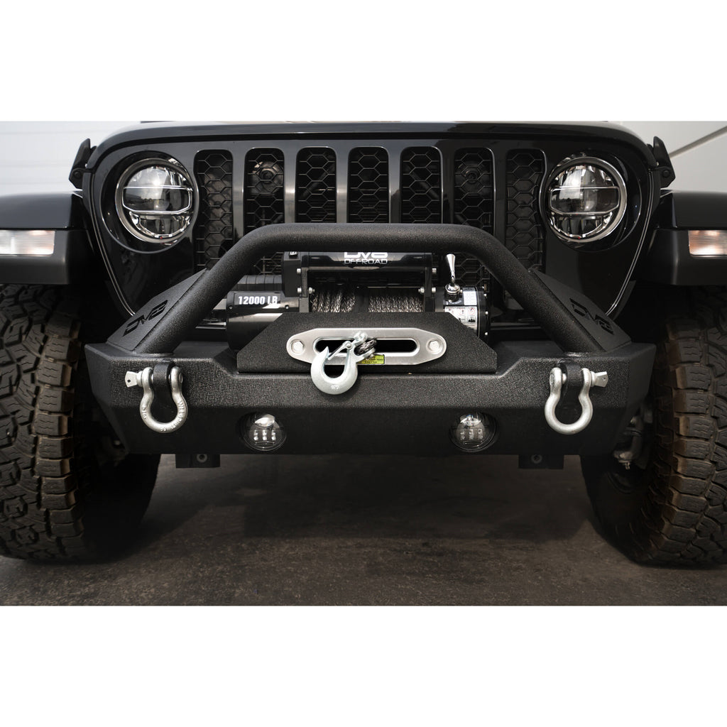 Jeep-JkJl-Front-Bumper-WFog-Light-Holes-Fs-15-07-18-Wrangler-JkJl-Steel-Stubby-Dv8-Offroad