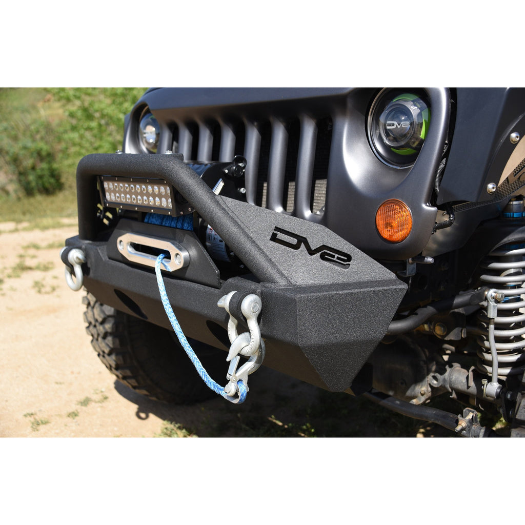 Jeep-JkJl-Front-Bumper-WFog-Light-Holes-Fs-15-07-18-Wrangler-JkJl-Steel-Stubby-Dv8-Offroad