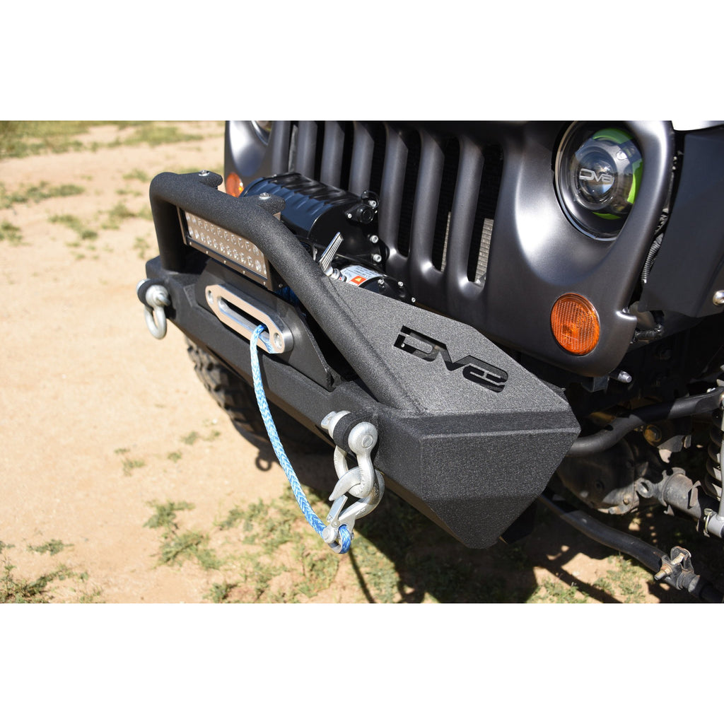 Jeep-JkJl-Front-Bumper-WFog-Light-Holes-Fs-15-07-18-Wrangler-JkJl-Steel-Stubby-Dv8-Offroad