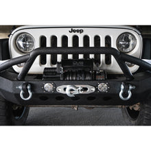 Load image into Gallery viewer, Jeep-JkJl-Front-Bumper-WLed-Lights-07-18-Wrangler-JkJl-Steel-Mid-Length-Dv8-Offroad