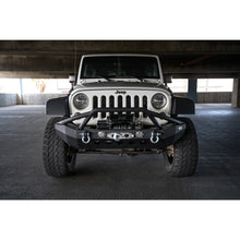 Load image into Gallery viewer, Jeep-JkJl-Front-Bumper-WLed-Lights-07-18-Wrangler-JkJl-Steel-Mid-Length-Dv8-Offroad