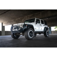 Load image into Gallery viewer, Jeep-JkJl-Front-Bumper-WLed-Lights-07-18-Wrangler-JkJl-Steel-Mid-Length-Dv8-Offroad