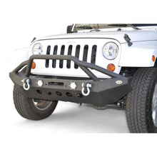 Load image into Gallery viewer, Jeep-JkJl-Front-Bumper-WLed-Lights-07-18-Wrangler-JkJl-Steel-Mid-Length-Dv8-Offroad