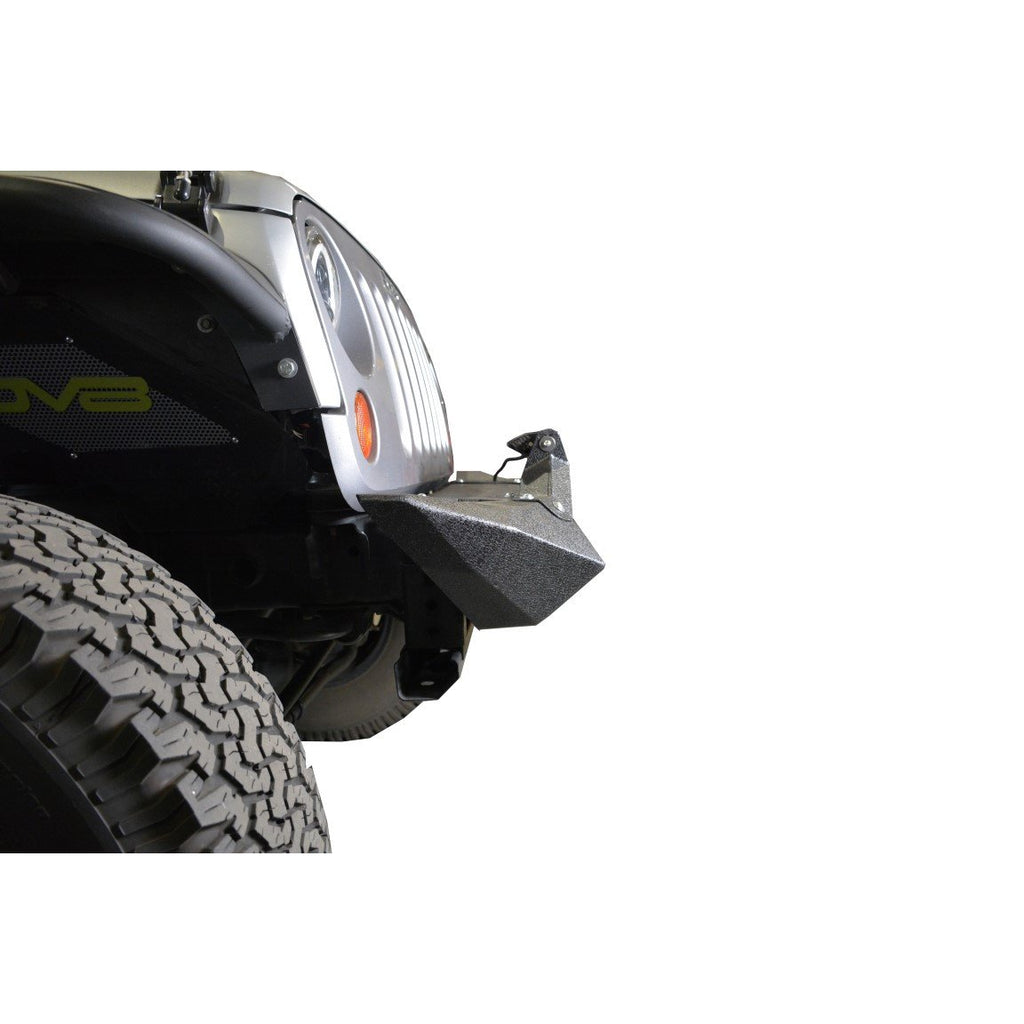 Jeep-JkJl-Front-Bumper-WLight-Bracket-Winch-Plate-07-18-Wrangler-JkJl-Steel-Stubby-Dv8-Offroad