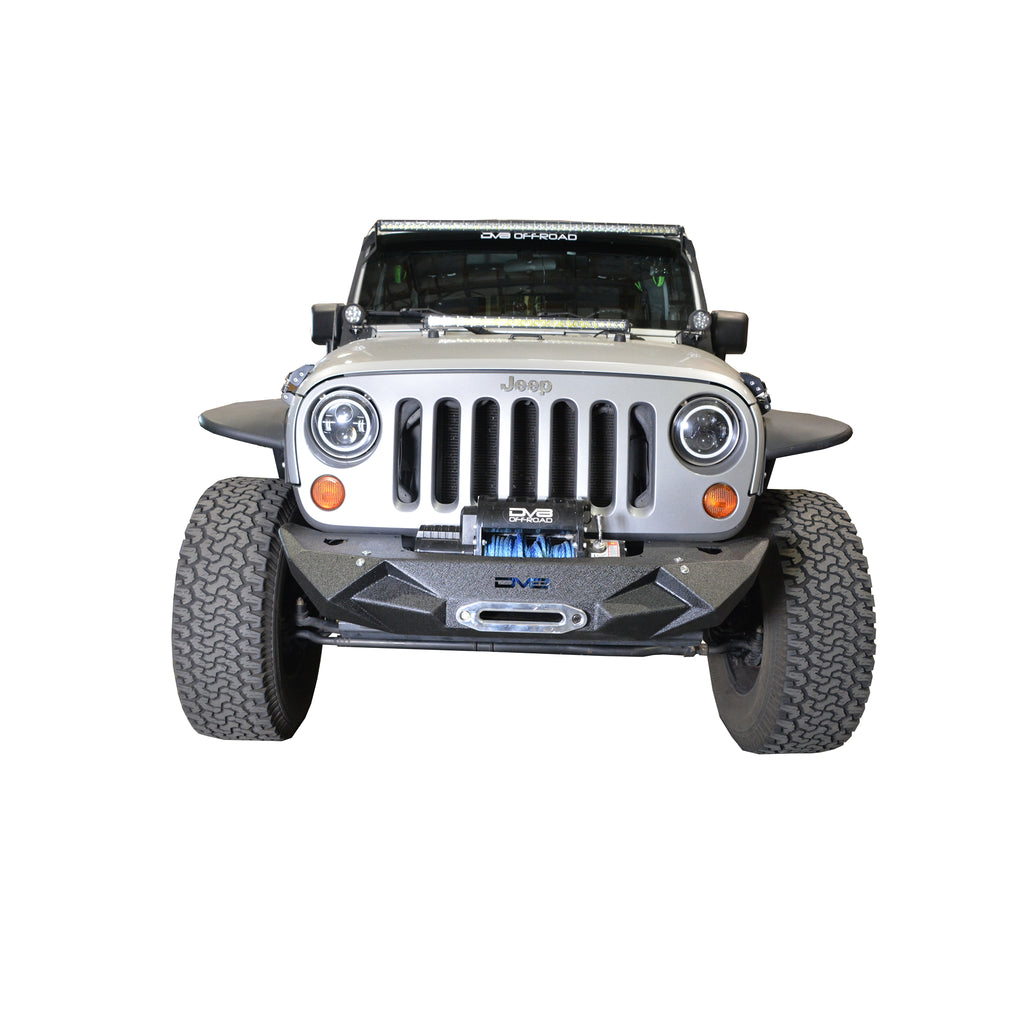 Jeep-JkJl-Front-Bumper-WLight-Bracket-Winch-Plate-07-18-Wrangler-JkJl-Steel-Stubby-Dv8-Offroad