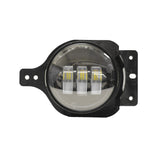 Race Sport RSJL1804 Jeep JL Blacked Out Series LED Fog Light Kit w/ Custom Brackets