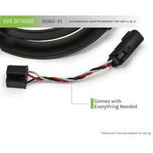 Load image into Gallery viewer, Jeep-Jl-Headlight-Adapter-With-Wiring-(Allows-Jk-Light-To-Fit-Into-Jl)-Dv8-Offroad