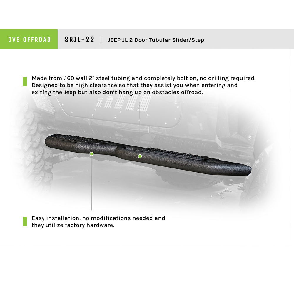 Jeep-Jl-Tubular-Slider-Step-18-Present-Jeep-Wrangler-Jl-Dv8-Offroad-2-Door