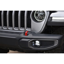 Load image into Gallery viewer, Jeep-JlGladiator-Bumper-Fog-Mount-Kit-For-18-Pres-Jeep-Jl-RubiconGladiator-1-Piece-Plastic-With-360-Series-4.0-Inch-Sae-White-Lights-Rigid-Industries