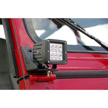 Load image into Gallery viewer, Jeep-Lower-Windshield-Light-Mounts-87-95-Yj-Wrangler-Rough-Country