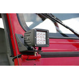Rough Country 70510 Jeep Lower Windshield Light Mounts 87-95 YJ Wrangler