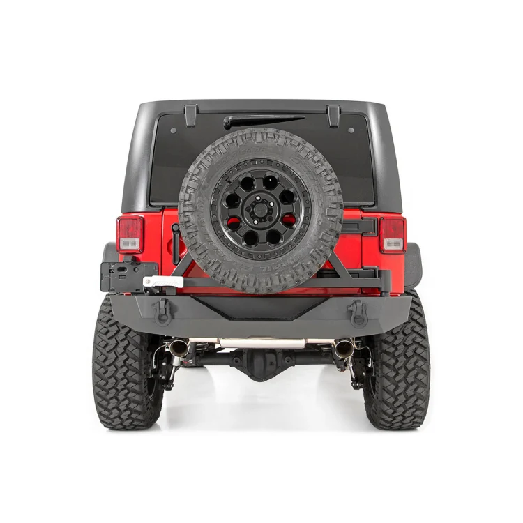 Jeep-Rock-Crawler-Rear-Hd-Bumper-WTire-Carrier-07-18-Wrangler-Jk-Rough-Country