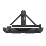 Rough Country 10594A Jeep Rock Crawler Rear HD Bumper w/Tire Carrier 07-18 Wrangler JK