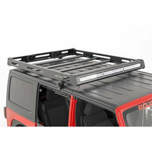 Load image into Gallery viewer, Jeep-Roof-Rack-System-WBlack-Series-Led-Lights-07-18-Wrangler-Jk-Rough-Country