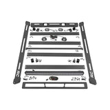 Rough Country 10615 Jeep Roof Rack System w/Black-Series LED Lights 07-18 Wrangler JK