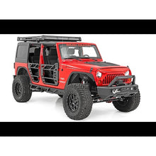 Load image into Gallery viewer, Jeep-Roof-Rack-System-WBlack-Series-Led-Lights-18-20-Wrangler-Jl-Rough-Country