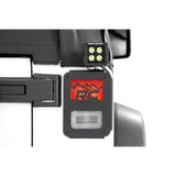 Rough Country 1078 Jeep Tail Light Covers Mountains 07-18 Wrangler JK