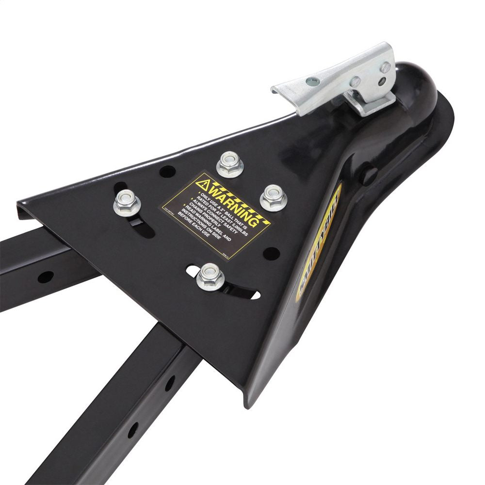 Jeep-Tow-Bar-Kit;-Inc-2In-Coupler-Two-Universal-Brkts-2-Dring-Brkts-And-Pair-Safety-Chains