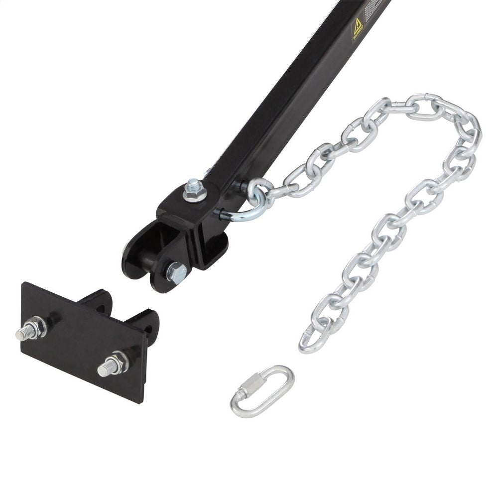 Jeep-Tow-Bar-Kit;-Inc-2In-Coupler-Two-Universal-Brkts-2-Dring-Brkts-And-Pair-Safety-Chains